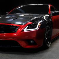 Spec'D Tuning Products - Spec-D 2008-2013 Infiniti G37/2014-2015 Q60 Coupe/Convertible Sequential Switchback LED Turn Signal Projector Headlights (Matte Black Housing/Smoke Lens) - Image 8