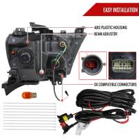 Spec'D Tuning Products - Spec-D 2019-2022 Dodge RAM 1500 Animated LED Bar Factory Style Headlights (Chrome Housing/Clear Lens) - Image 5