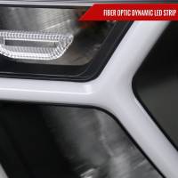 Spec'D Tuning Products - Spec-D 2019-2022 Dodge RAM 1500 Animated LED Bar Factory Style Headlights (Matte Black Housing/Clear Lens) - Image 3