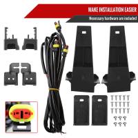 Spec'D Tuning Products - Spec-D 2010-2018 Dodge RAM 2500/3500 Rebel Style Hood Grille w/ Amber LED Lights - Image 6