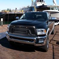 Spec'D Tuning Products - Spec-D 2010-2018 Dodge RAM 2500/3500 Rebel Style Hood Grille w/ Amber LED Lights - Image 8