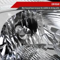 Spec'D Tuning Products - Spec-D 2004-2005 Toyota Sienna Passenger/Right Side Factory Style Headlights w/ Amber Reflector (Chrome Housing/Clear Lens) - Image 1