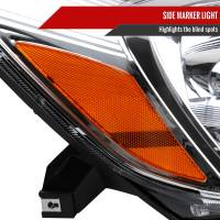 Spec'D Tuning Products - Spec-D 2004-2005 Toyota Sienna Passenger/Right Side Factory Style Headlights w/ Amber Reflector (Chrome Housing/Clear Lens) - Image 4