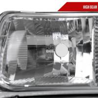 Spec'D Tuning Products - Spec-D 1999-2002 Chevrolet Silverado/ 2000-2006 Tahoe/Suburban Factory Style Headlights w/ Bumper Light Assembly (Chrome Housing/Clear Lens) - Image 2
