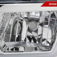 Spec'D Tuning Products - Spec-D 2006-2010 Dodge Charger Switchback Sequential LED Bar Factory Style Headlights (Chrome Housing/Clear Lens) - Image 1