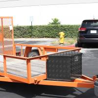 Spec'D Tuning Products - Spec-D Universal 15~29" Heavy Duty Black Aluminum Truck Trailer Tongue Tool Box w/ Lock & Keys - Image 6