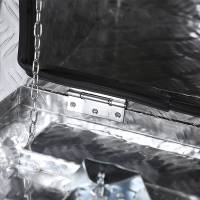 Spec'D Tuning Products - Spec-D Universal 36" Heavy Duty Silver Aluminum Underbody Truck Tool Box w/ T-Handle Latches, Locks, & Keys - Image 7