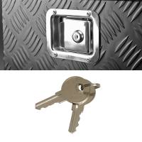 Spec'D Tuning Products - Spec-D Universal 15~28" Black Heavy Duty Aluminum Truck Trailer Tongue Tool Box w/ Lock & Keys - Image 4