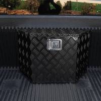 Spec'D Tuning Products - Spec-D Universal 15~28" Black Heavy Duty Aluminum Truck Trailer Tongue Tool Box w/ Lock & Keys - Image 8