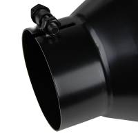 Spec'D Tuning Products - Spec-D Universal 4" Inlet/6" Outlet Black Stainless Steel Bolt-On Angled Exhaust Tip - Image 3