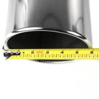 Spec'D Tuning Products - Spec-D Universal 4" Inlet/6" Outlet Chrome Stainless Steel Bolt-On Angled Exhaust Tip - Image 6