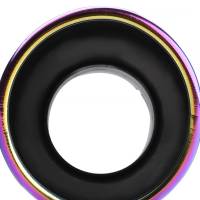 Spec'D Tuning Products - Spec-D Universal 2.5" Inlet/4.125" Outlet Rainbow Stainless Steel Angled Burnt Purple Exhaust Tips - 2PC - Image 4