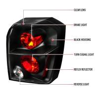 Spec'D Tuning Products - Spec-D 2007-2012 Dodge Caliber Tail Lights (Matte Black Housing/Clear Lens) - Image 6