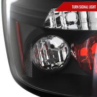Spec'D Tuning Products - Spec-D 2006-2011 Honda Civic Coupe Tail Lights (Matte Black Housing/Clear Lens) - Image 1