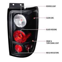 Spec'D Tuning Products - Spec-D 1997-2002 Ford Expedition Tail Lights (Matte Black Housing/Clear Lens) - Image 6