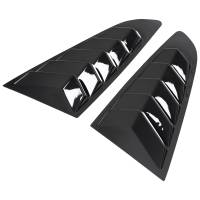 Spec'D Tuning Products - Spec-D 2015-2018 Ford Mustang Glossy Black ABS 5 Vent Style Quarter Window Louvers - Image 4