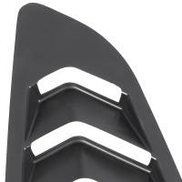 Spec'D Tuning Products - Spec-D 2015-2018 Ford Mustang Glossy Black ABS 5 Vent Style Quarter Window Louvers - Image 5