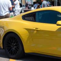 Spec'D Tuning Products - Spec-D 2015-2018 Ford Mustang Glossy Black ABS 5 Vent Style Quarter Window Louvers - Image 8