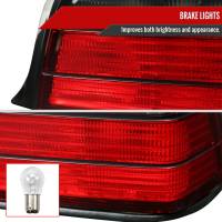 Spec'D Tuning Products - Spec-D 1992-1998 BMW E36 3 Series Coupe/Convertible Tail Lights (Chrome Housing/Red Smoke Lens) - Image 3