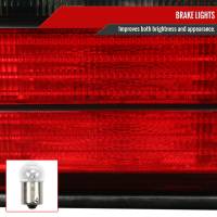 Spec'D Tuning Products - Spec-D 1992-1998 BMW E36 3 Series Coupe/Convertible Tail Lights (Chrome Housing/Red Smoke Lens) - Image 4