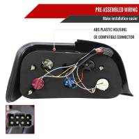 Spec'D Tuning Products - Spec-D 1992-1998 BMW E36 3 Series Coupe/Convertible Tail Lights (Chrome Housing/Red Smoke Lens) - Image 5