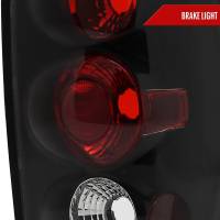 Spec'D Tuning Products - Spec-D 1998-2001 Ford Explorer Mercury Mountaineer Tail Lights (Matte Black Housing/Clear Lens) - Image 2