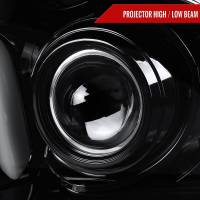 Spec'D Tuning Products - Spec-D 2005-2009 Ford Mustang LED Bar Projector Headlights (Jet Black Housing/Clear Lens) - Image 1