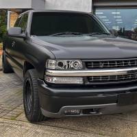 Spec'D Tuning Products - Spec-D 1999-2002 Chevrolet Silverado/ 2000-2006 Tahoe Suburban Dual Halo Projector Headlights (Chrome Housing/Clear Lens) - Image 8