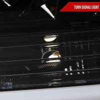 Spec'D Tuning Products - Spec-D 2007-2013 GMC Sierra 1500 / 2007-2014 Sierra 1500HD 2500HD 3500HD / 2009-2013 Sierra 1500 Hybrid LED C-Bar Projector Headlights (Jet Black Housing/Clear Lens) - Image 4