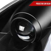 Spec'D Tuning Products - Spec-D 2003-2007 Infiniti G35 Coupe LED Bar Projector Headlights w/ Sequential Turn Signals (Matte Black Housing/Clear Lens) - Image 1