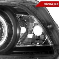 Spec'D Tuning Products - Spec-D 2010-2014 Ford Mustang Dual Halo Projector Headlights (Matte Black Housing/Clear Lens) - Image 3