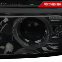 Spec'D Tuning Products - Spec-D 1999-2002 Chevrolet Silverado/ 2000-2006 Tahoe Suburban Dual Halo Projector Headlights (Chrome Housing/Smoke Lens) - Image 1
