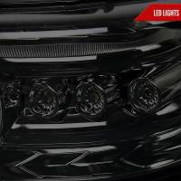 Spec'D Tuning Products - Spec-D 1999-2002 Chevrolet Silverado/ 2000-2006 Tahoe Suburban Dual Halo Projector Headlights (Chrome Housing/Smoke Lens) - Image 3