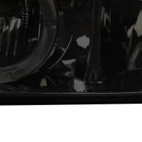 Spec'D Tuning Products - Spec-D 1999-2002 Chevrolet Silverado/ 2000-2006 Tahoe Suburban Dual Halo Projector Headlights (Chrome Housing/Smoke Lens) - Image 4