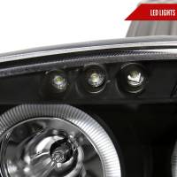 Spec'D Tuning Products - Spec-D 2001-2005 Mazda Miata MX-5 Dual Halo Projector Headlights (Matte Black Housing/Clear Lens) - Image 4