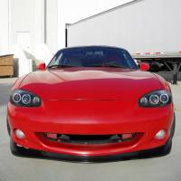 Spec'D Tuning Products - Spec-D 2001-2005 Mazda Miata MX-5 Dual Halo Projector Headlights (Matte Black Housing/Clear Lens) - Image 8