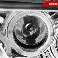 Spec'D Tuning Products - Spec-D 2010-2014 Ford Mustang Dual Halo Projector Headlights (Chrome Housing/Clear Lens) - Image 2