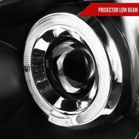 Spec'D Tuning Products - Spec-D 2005-2011 Toyota Tacoma Dual Halo Projector Headlights (Matte Black Housing/Clear Lens) - Image 1