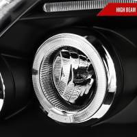 Spec'D Tuning Products - Spec-D 2005-2011 Toyota Tacoma Dual Halo Projector Headlights (Matte Black Housing/Clear Lens) - Image 2