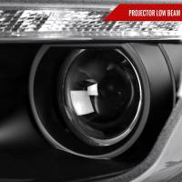 Spec'D Tuning Products - Spec-D 2010-2012 Ford Fusion Projector Headlights w/ LED Light Strip (Matte Black Housing/Clear Lens) - Image 1