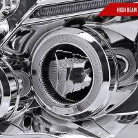 Spec'D Tuning Products - Spec-D 2005-2011 Toyota Tacoma Dual Halo Projector Headlights (Chrome Housing/Clear Lens) - Image 2