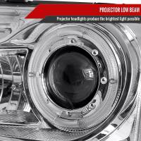 Spec'D Tuning Products - Spec-D 1998-2000 Ford Ranger Halo Projector Headlights (Chrome Housing/Clear Lens) - Image 2