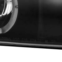 Spec'D Tuning Products - Spec-D 1999-2002 Chevrolet Silverado/ 2000-2006 Tahoe Suburban Dual Halo Projector Headlights (Matte Black Housing/Clear Lens) - Image 4