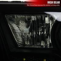 Spec'D Tuning Products - Spec-D 1999-2004 Ford F-250/F-350/F-450/F-550/Excursion Projector Headlights w/ SMD LED Light Strip (Black Housing/Smoke Lens) - Image 2