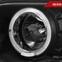 Spec'D Tuning Products - Spec-D 1999-2001 BMW E46 3 Series Sedan Dual Halo Projector Headlights (Matte Black Housing/Clear Lens) - Image 2