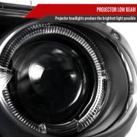 Spec'D Tuning Products - Spec-D 1994-1997 Acura Integra 3DR/4DR Dual Halo Projector Headlights (Matte Black Housing/Clear Lens) - Image 2