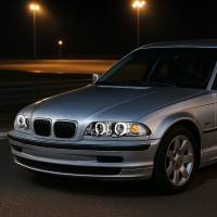 Spec'D Tuning Products - Spec-D 1999-2001 BMW E46 3 Series Sedan Dual Halo Projector Headlights (Chrome Housing/Clear Lens) - Image 7