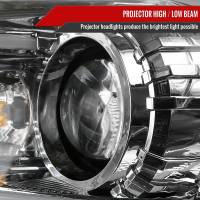 Spec'D Tuning Products - Spec-D 2010-2013 Mazda 3 Projector Headlights w/ LED Light Strip (Chrome Housing/Clear Lens) - Image 1