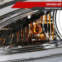 Spec'D Tuning Products - Spec-D 2010-2013 Mazda 3 Projector Headlights w/ LED Light Strip (Chrome Housing/Clear Lens) - Image 2