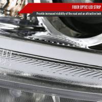 Spec'D Tuning Products - Spec-D 2010-2013 Mazda 3 Projector Headlights w/ LED Light Strip (Chrome Housing/Clear Lens) - Image 3